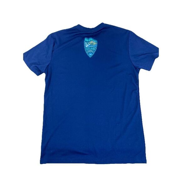 Mens Vacation Races Global Adventures ICELAND TSHIRT Navy Small - Picture 2 of 7